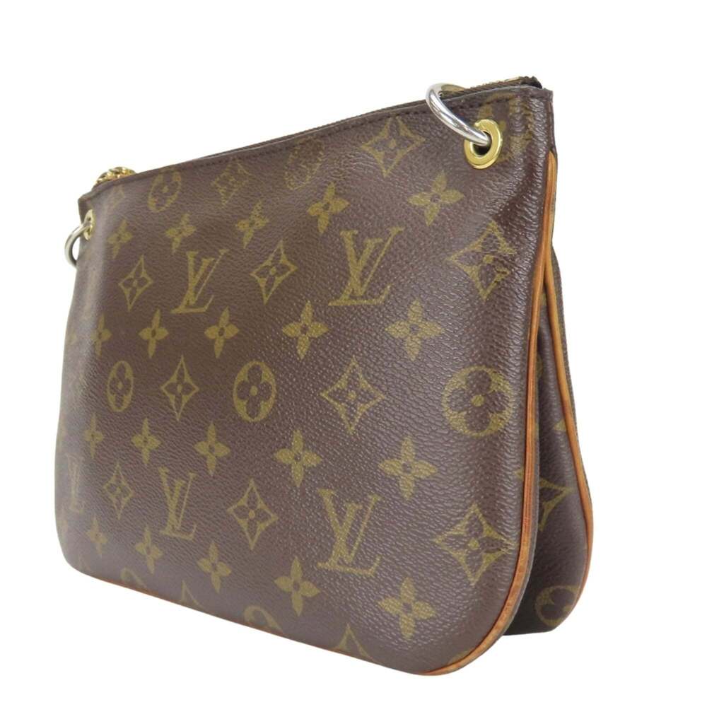 LOUIS VUITTON Brown Monogram Leather Shoulder Bag - Picture 4 of 16